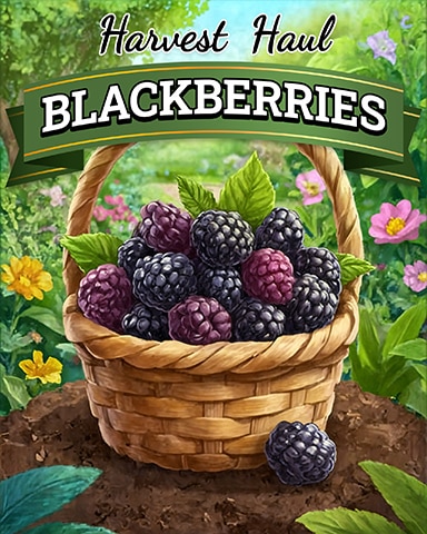 Blackberries Harvest Haul Badge