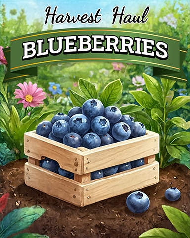 Blueberries Harvest Haul Badge