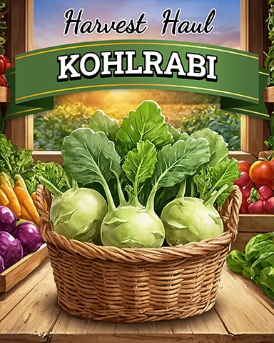 Kohlrabi Harvest Haul Badge