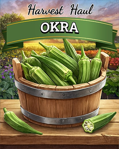 Okra Harvest Haul Badge