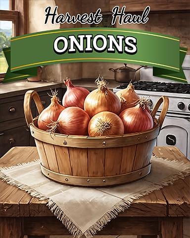 Onions Harvest Haul Badge - Canasta HD