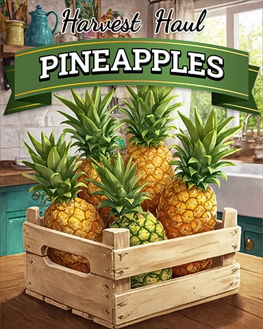 Tri-Peaks Solitaire HD Pineapples Harvest Haul Badge