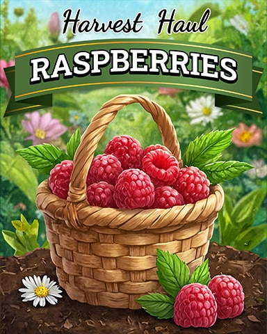 Raspberries Harvest Haul Badge