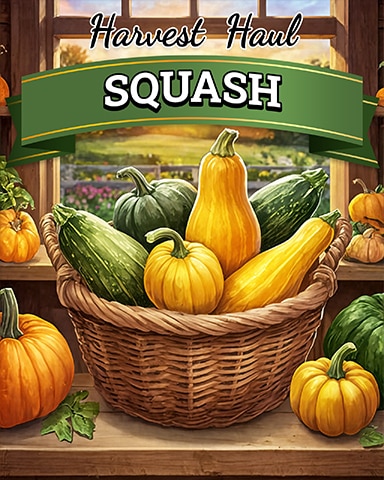 Squash Harvest Haul Badge