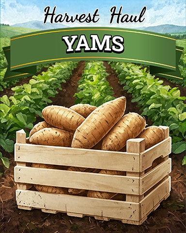 Yams Harvest Haul Badge