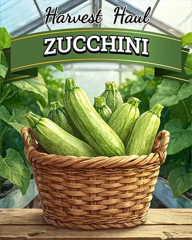 Zucchini Harvest Haul Badge