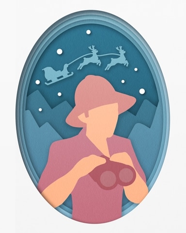 Where is Santa Holiday Cards Badge - Tri-Peaks Solitaire HD