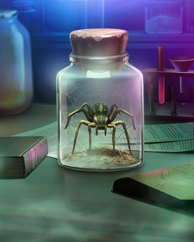 Insect Jar Mad Scientist Lab Badge