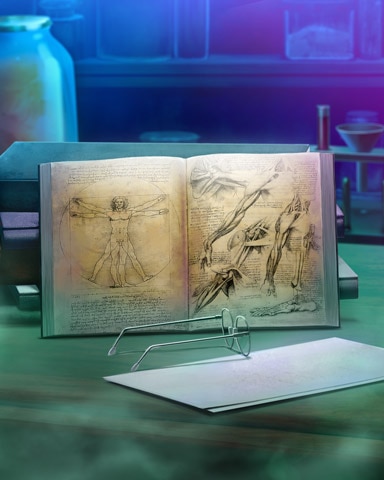 Medical Book Mad Scientist Lab Badge