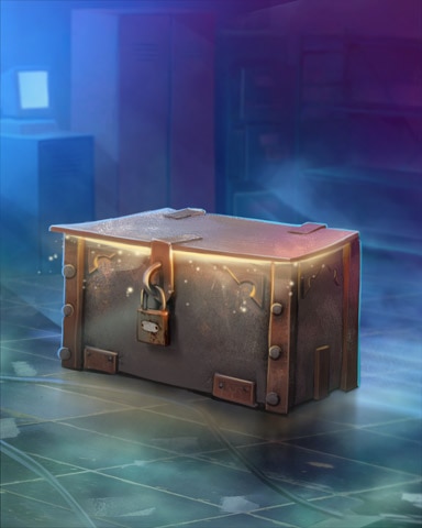 Mystery Box Mad Scientist Lab Badge