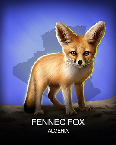 Jungle Gin HD Fennec Fox National Animals Badge