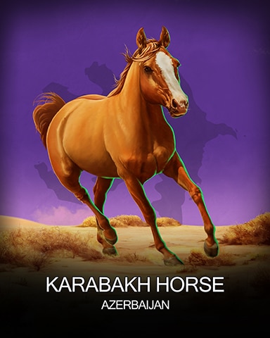 Wheel of Fortune: Pogo Edition Karabakh Horse National Animals Badge