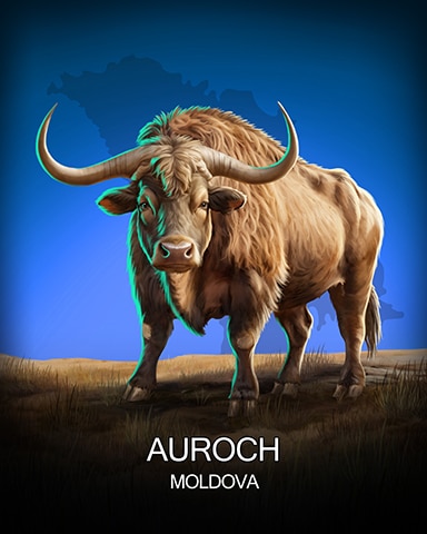Pogo Slots Auroch National Animals Badge