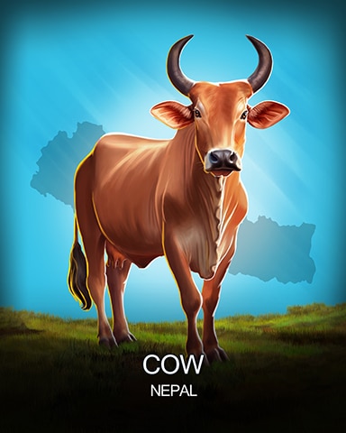 Crossword Cove HD Cow National Animals Badge