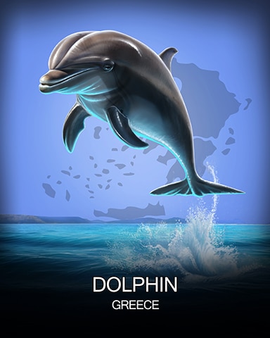 Mahjong Sanctuary Dolphin National Animals Badge