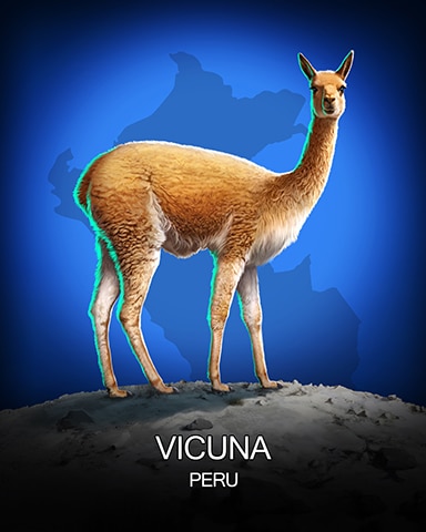 Dice City Roller HD Vicuna National Animals Badge