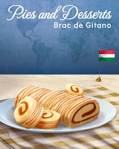 Brac de Gitano Pies and Desserts Badge - Mahjong Safari HD