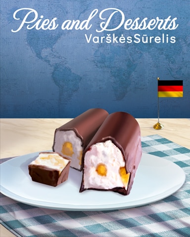 Varškės Sūrelis Pies and Desserts Badge - Spades HD