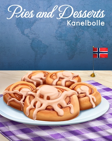 Kanelbolle Pies and Desserts Badge - Jungle Gin HD