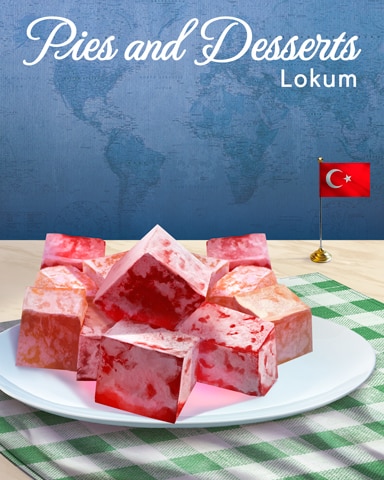 Lokum Pies and Desserts Badge - Poppit! Bingo