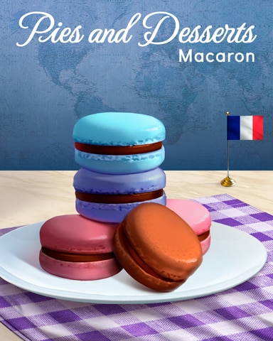 Macaron Pies and Desserts Badge - Jungle Gin HD