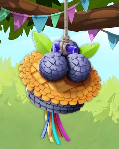 Snowbird Solitaire Cake Pogo Pinatas Badge