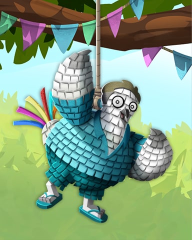 World Class Solitaire HD Male Snowbird Pogo Pinatas Badge