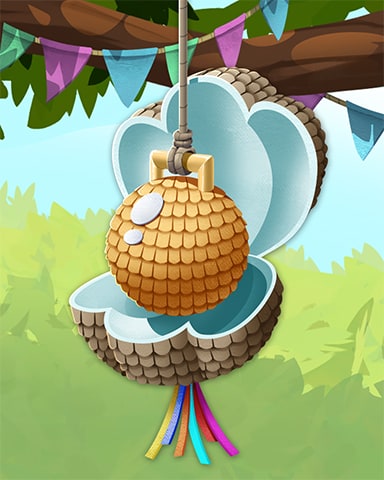 World Class Solitaire HD Oyster Pearl Pogo Pinatas Badge