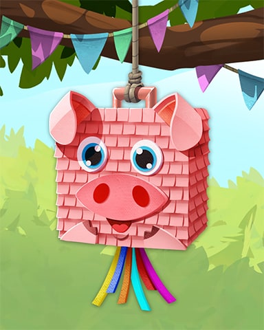 Tri-Peaks Solitaire HD Pig Pogo Pinatas Badge