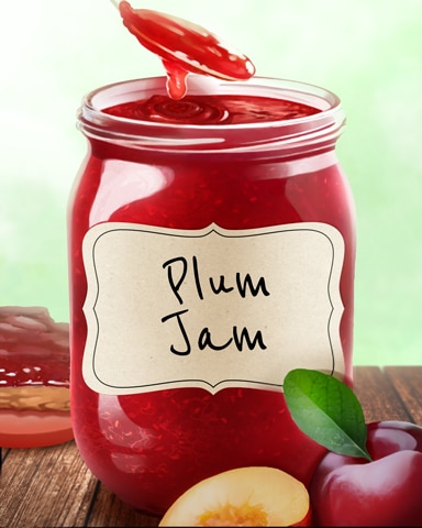 Mahjong Garden HD Plum Jams and Preserves Badge