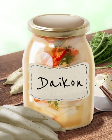 World Class Solitaire HD Daikon Jams and Preserves Badge