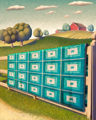 Word Whomp HD Amish Square Quilting Square Badge