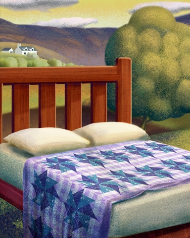 Jungle Gin HD Flying Kite Quilting Square Badge