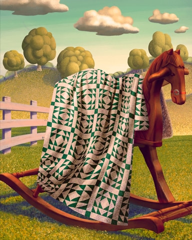 Poppit! Bingo Handy Andy Quilting Square Badge