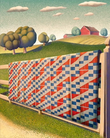 Word Search Daily HD Wagon Tracks Quilting Square Badge