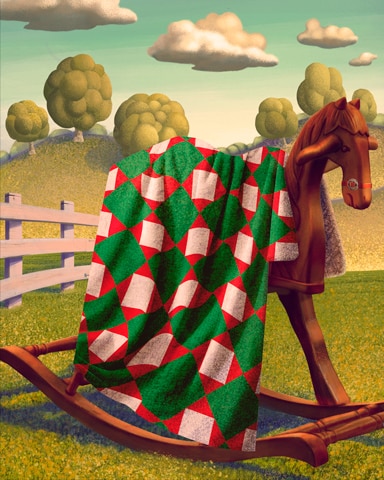 World Class Solitaire HD Economy Quilting Square Badge