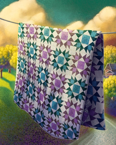 Word Whomp HD Honeymoon Quilting Square Badge