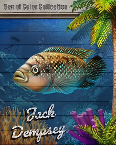 Jack Dempsey Sea of Color Badge - Claire Hart: Secret in the Shadows