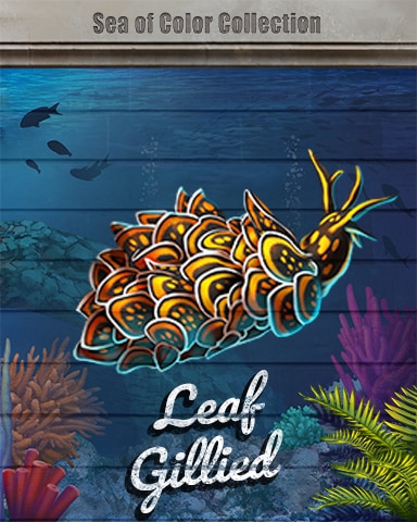 Leaf Gilled Slug Sea of Color Badge - Mahjong Sanctuary