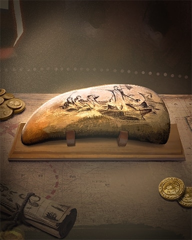 Canasta HD Whalebone Scrimshaw Ships Ahoy Badge