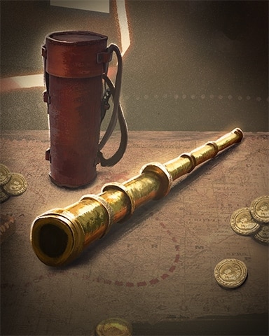 Jungle Gin HD Spyglass Ships Ahoy Badge