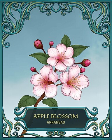 Garden Blast Arkansas State Flowers Badge