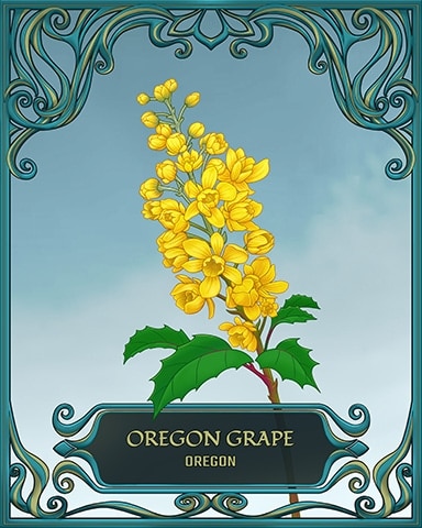World Class Solitaire HD Oregon State Flowers Badge