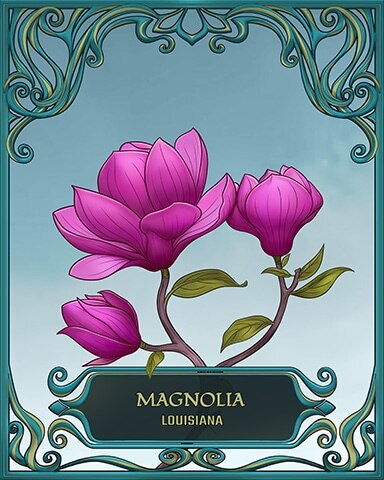 First Class Solitaire HD Louisiana State Flowers Badge