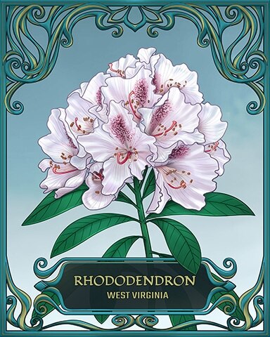 MONOPOLY Sudoku West Virginia State Flowers Badge