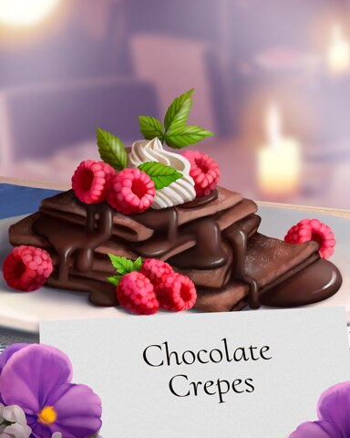 Chocolate Crepes Sweets for My Sweet Badge - Claire Hart: Secret in the Shadows