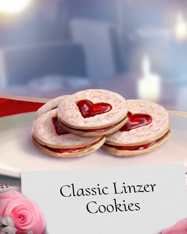 Lovely Linzer Cookies Sweets for My Sweet Badge - Jungle Gin HD