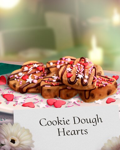 Cookie Dough Hearts Sweets for My Sweet Badge - Thousand Island Solitaire HD