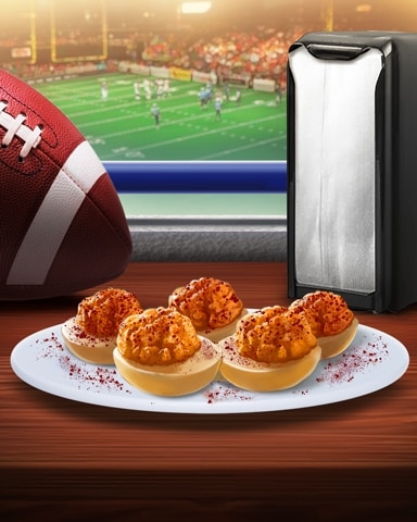 Jungle Gin HD Deviled Eggs Tailgating Foods Badge