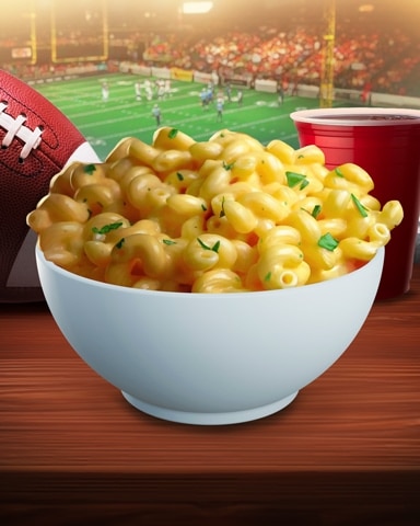 Jigsaw Treasure Hunter HD Macaroni and Cheese Tailgating Foods Badge